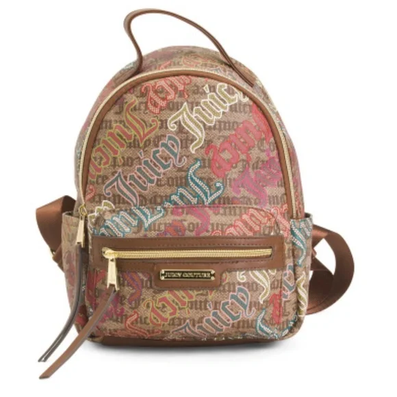 Juicy Couture Rosie logo printed backpack - Picture 1 of 6